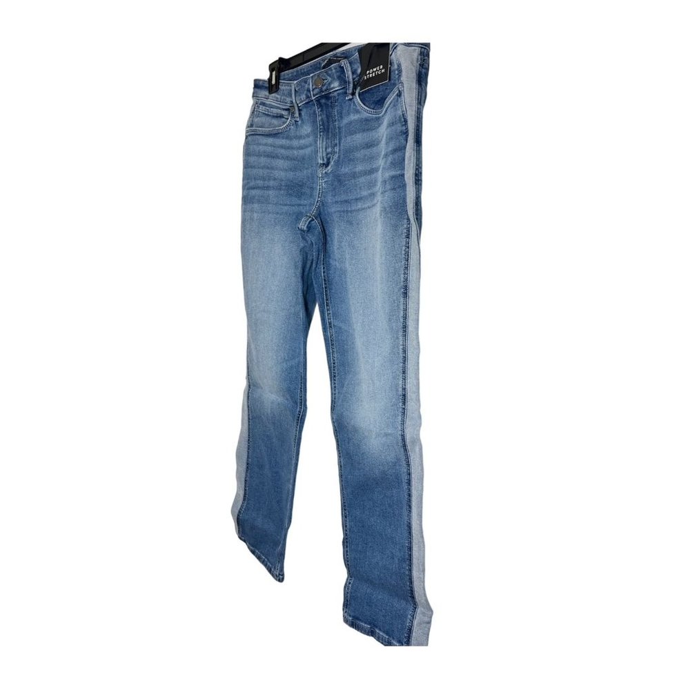 SOLD Simply Vera Vera Wang Womens Mid Rise Side Stripe Relax Straight Jeans Sz - Picture 9 of 12